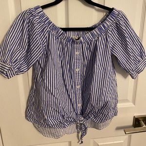 off the shoulder blouse